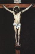 VELAZQUEZ, Diego Rodriguez de Silva y Christ on the Cross aer oil